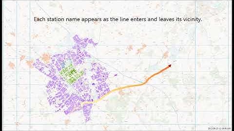 QGIS Time Manager - Bletchley to Bedford