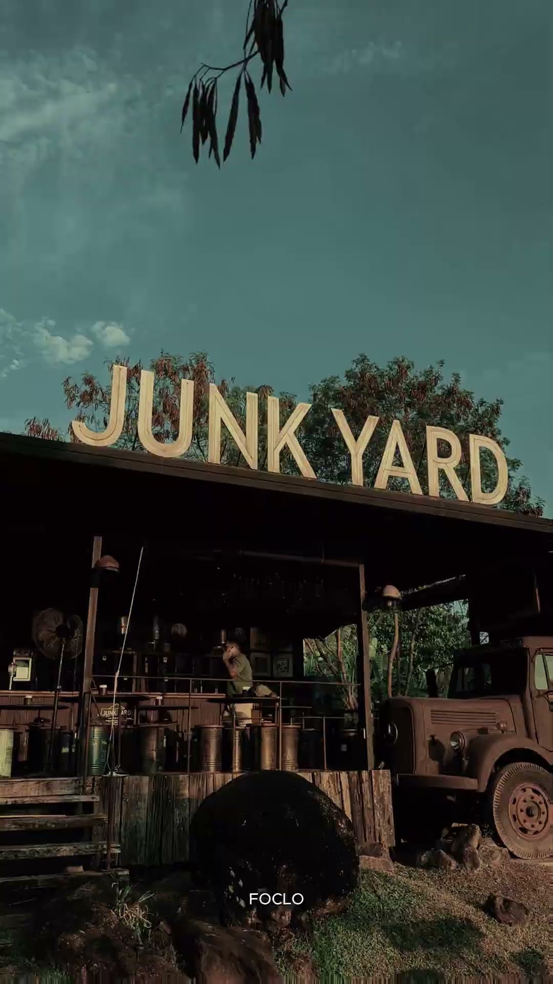 Still from Junk Yard Restaurant