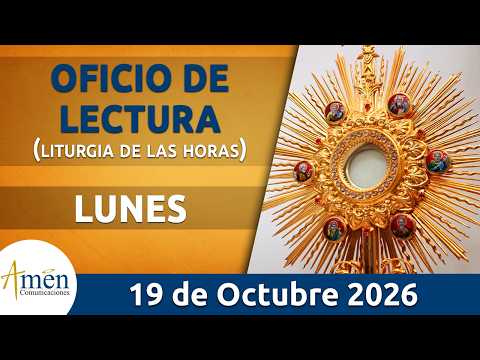 Oficio de Lectura de hoy Lunes 19 de Octubre de 2026 l Padre Carlos Yepes l Católica l Dios