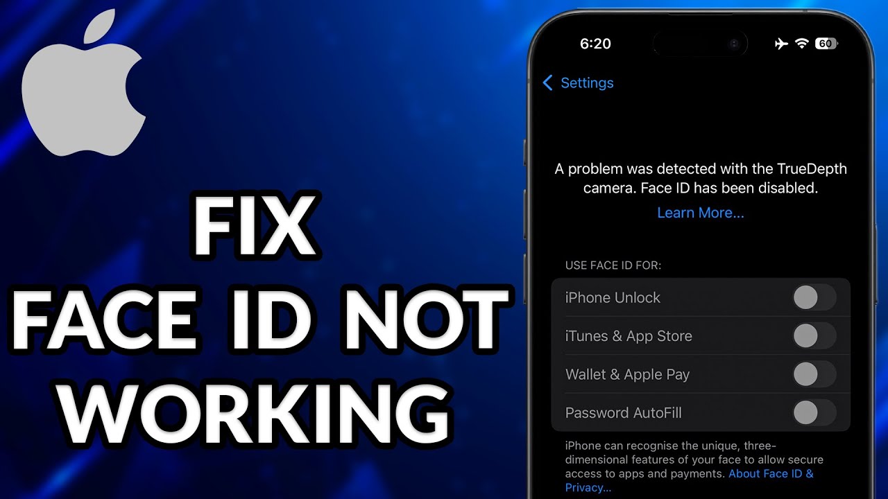 How To Fix Face ID Not Working/Has Been Disabled - YouTube