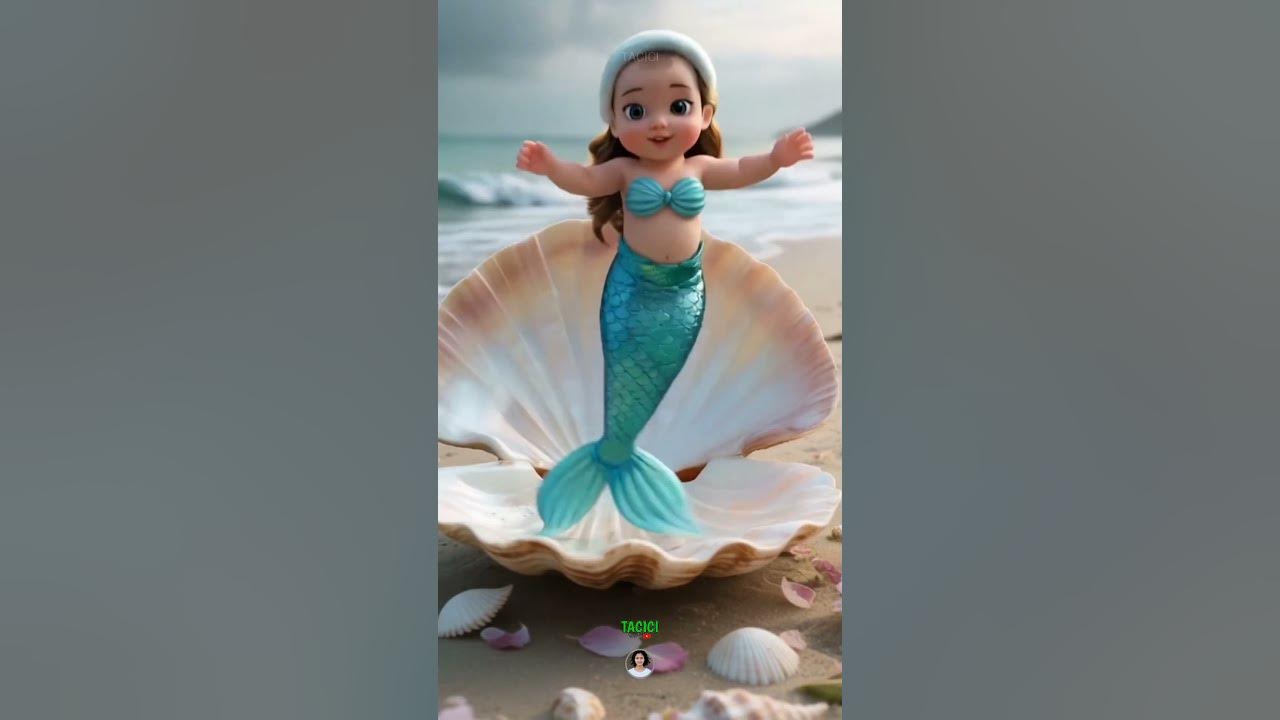 Ketika Putri Duyung Kecil Terbangun Dari Tidurnya #babymermaid