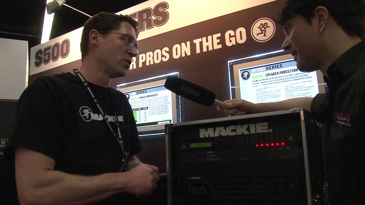 Mackie SP 260 Power Amp - Musikmesse Frankfurt 2012 - YouTube