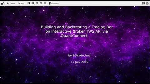 Intro   Building and Backtesting a Trading Bot on Interactive Broker TWS API via QuantConnect