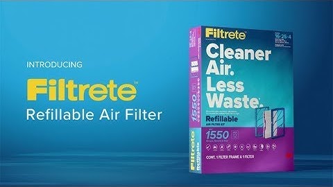 Filtrete™ Refillable Air Filter | Cleaner Air. Less Waste.