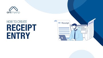Create Receipt Entry | Payment and Receipt Management- English