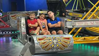 Download Lagu Kids Go to the Giant Pizza Arcade with indoor Rides! So Much Fun with Caleb and Friends! MP3 Download Lagu Kids Go to the Giant Pizza Arcade with indoor Rides! So Much Fun with Caleb and Friends! MP3