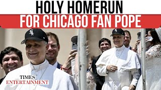 Pope Leo XIV Sports WHITE SOX CAP In Rome; AI Flooded With Alternate Hat Edits | WATCH