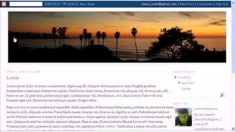 Customize Your Blogger Template Header