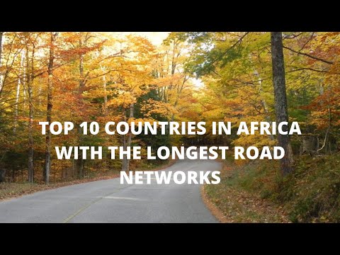 Top 10 African countries with longest road network