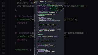 Validação de formulários com JavaScript puro #javascript
