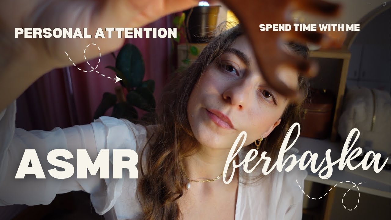 ASMR personal attention | hladím tě po tváři, jemná bodová masáž obličeje 💫