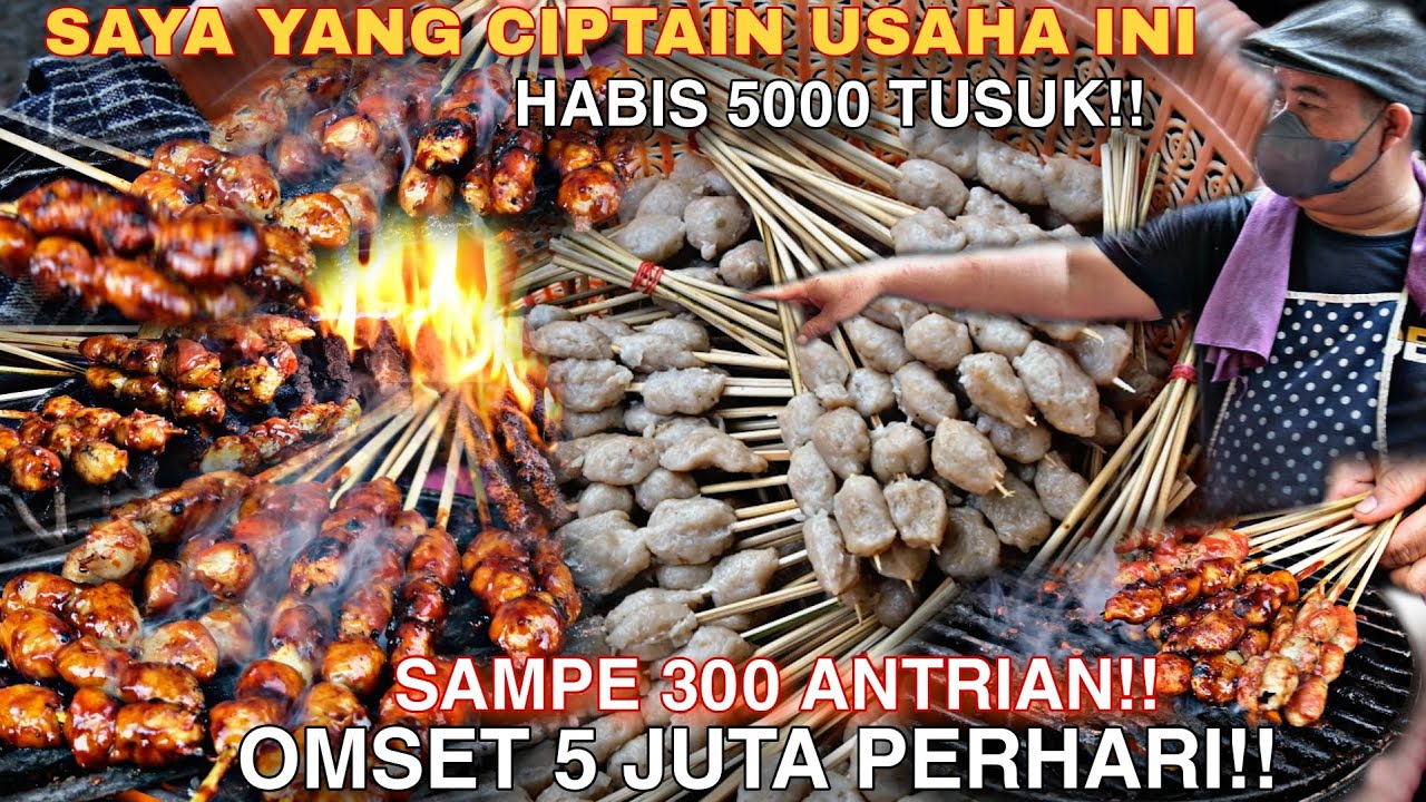 NGANTRI SAMPE NOMER 300!! HABIS 5000 TUSUK TAU RAME YANG LAIN PADA IKUTAN JUALAN, OMSET 5 JUTA/HARI