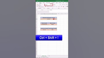 Top 5 Excel Shortcuts in 1 Minute | Part 1 | #shorts