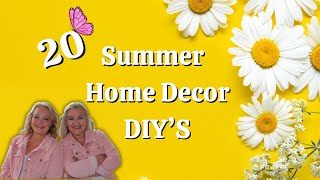 Budget-Friendly Summer Home Decor DIYs: Dollar Tree & Thrift Store Transformations