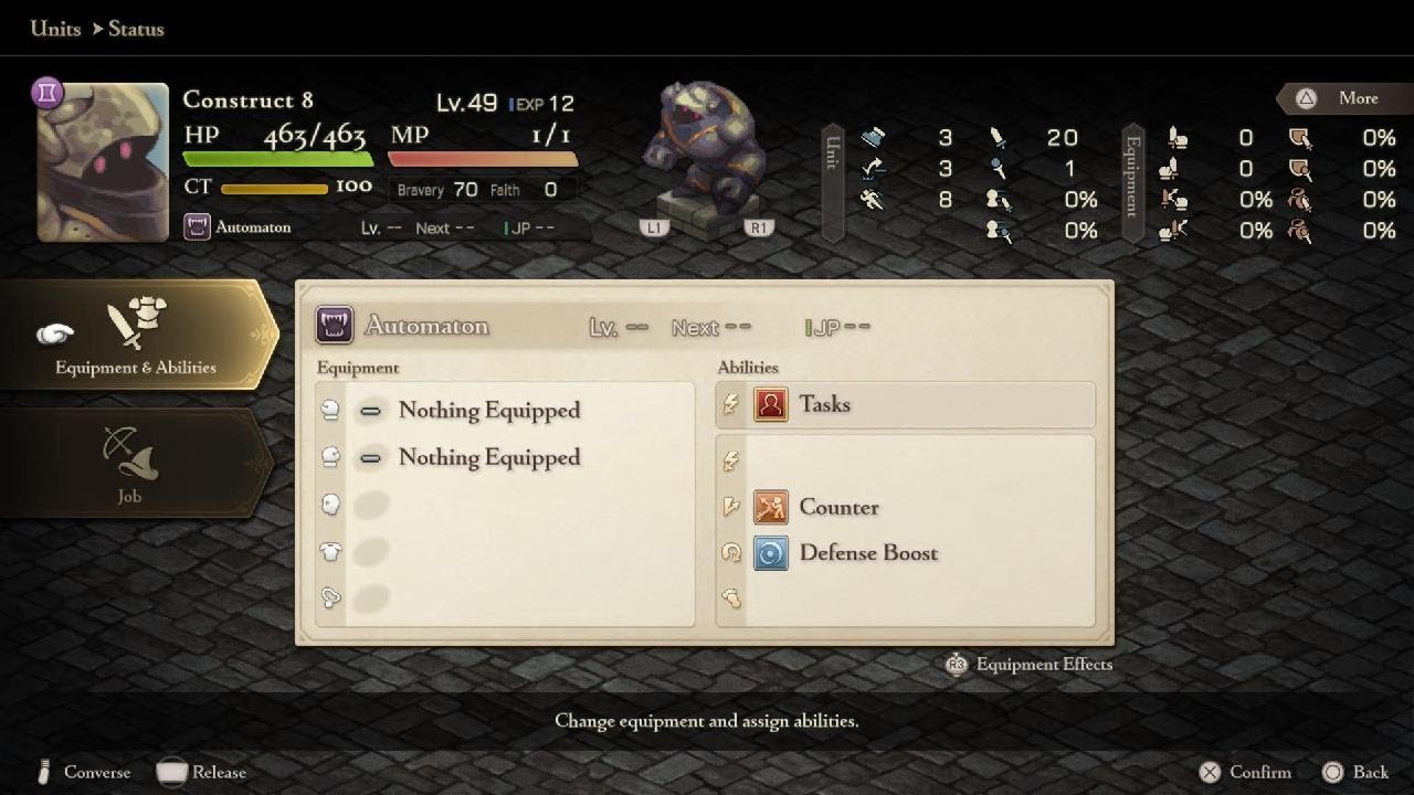 Side Story: The Haunted Mine Pt.5/5 (Construct 8) | Final Fantasy Tactics TIC PS5