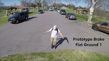 Inline Skates Prototype Brake For Powerslide Next Trinity Hardboot - inline skating