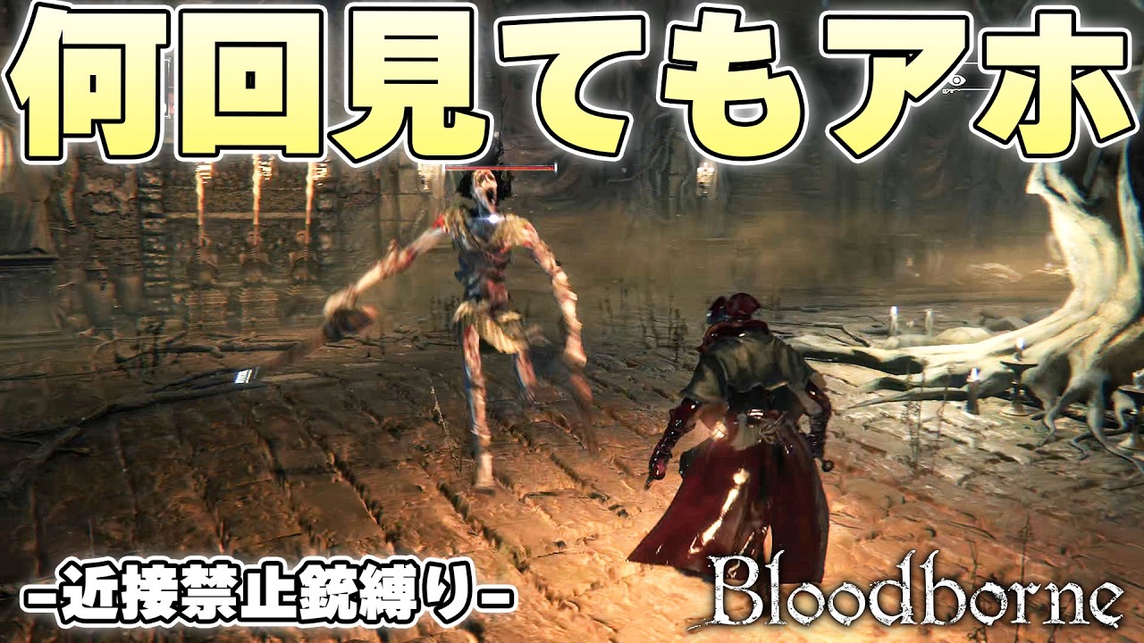 聖杯ダンジョンで爆走してくるバケモン貞子の正式名称は『守り人の狂人』【Bloodborne実況】