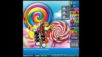 Bloons TD 4 Hard Perfect No Lives Lost Lollipop Track BTD4 TD4