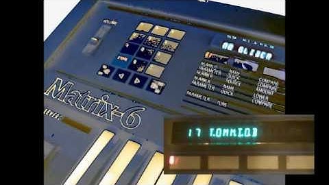 Oberheim Matrix-6 Synthesizer Demo #2 Patches Matrix-6R Matrix-1000