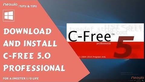 Tuts & Tips | Download and install C-Free 5.0 Pro, fix mingw error: No such file or directory