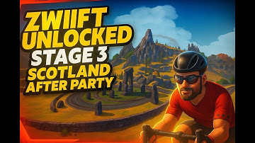 Zwift Unlocked Stage 3 - Scotland After Party ...trying cat B - ran out of power (390-510) 10.21.25
