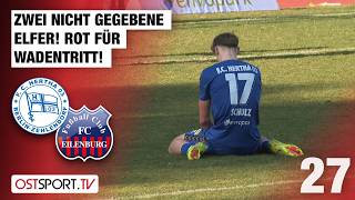 Rasantes Kellerduell! Rot für Wadentritt: Zehlendorf - Eilenburg | Regionalliga Nordost