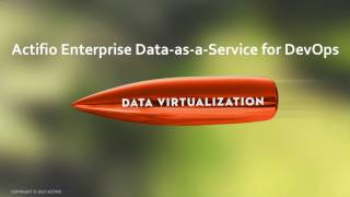 Actifio Enterprise Data as a Service for DevOps   - How it Works