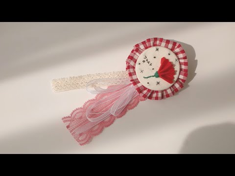 감사의 마음을 전하는 카네이션 로제트 만들기 make a <strong>carnation</strong> rosette to express my gratitude