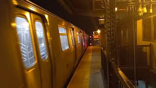 MTA R160 J train Relaying at Hewes street