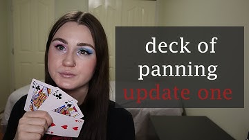 deck of panning 2022 | update one