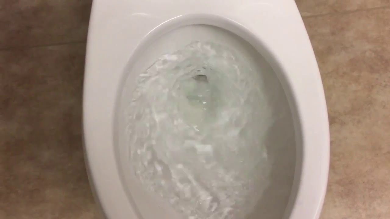 Flushing the Western 1.0gpf toilet YouTube