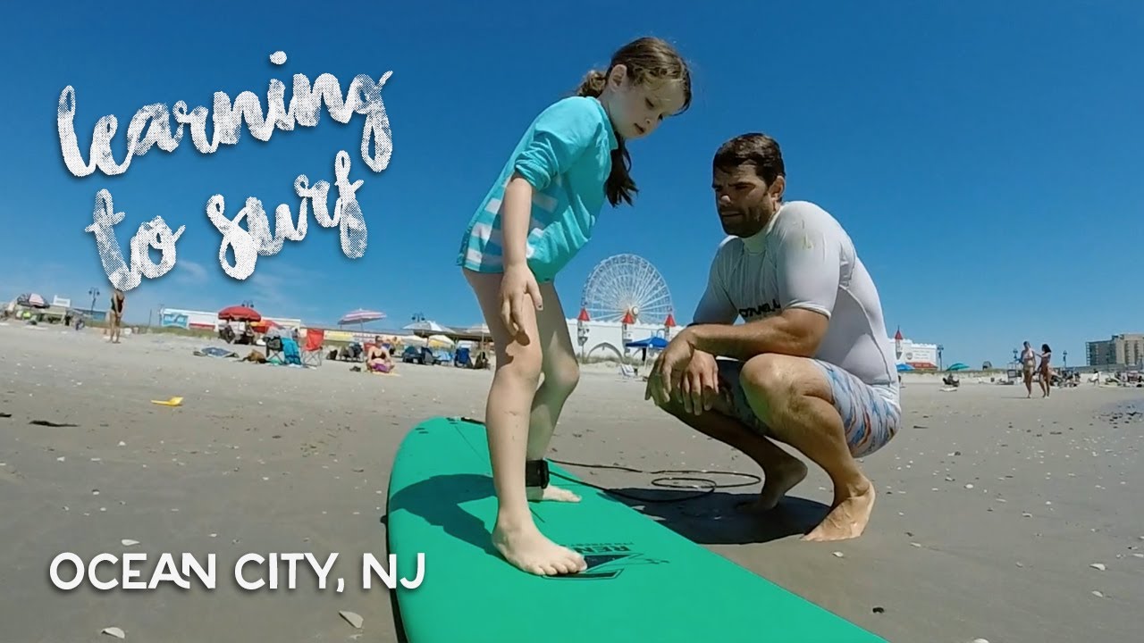 Learning to Surf in Ocean City, New Jersey