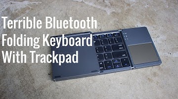 A Terrible Folding Bluetooth Keyboard for your iPad