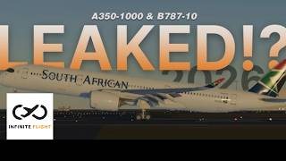 A350-1000 and B787-10 leaked? | Infinite Flight Simulator leaks