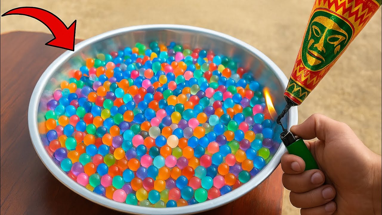 Orbeez Ball 🔮 Vs Diwali Anar 🎆 | Big Blast Experiment | Festival Special 