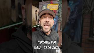 Tattoo studio is closing.. sad yet happy day!