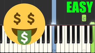 COEMS Song 🤑 (EASY Piano Tutorial) [Synthesia]