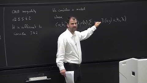Quantum Theory Lecture 13: Bell