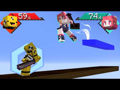 Shine Combos in Minecraft 2D pvp - wip Smash Bros Mod