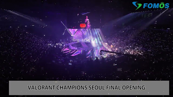 [4K/60P] VALORANT CHAMPIONS SEOUL FINAL OPENING CEREMONY #VCT #VCT24