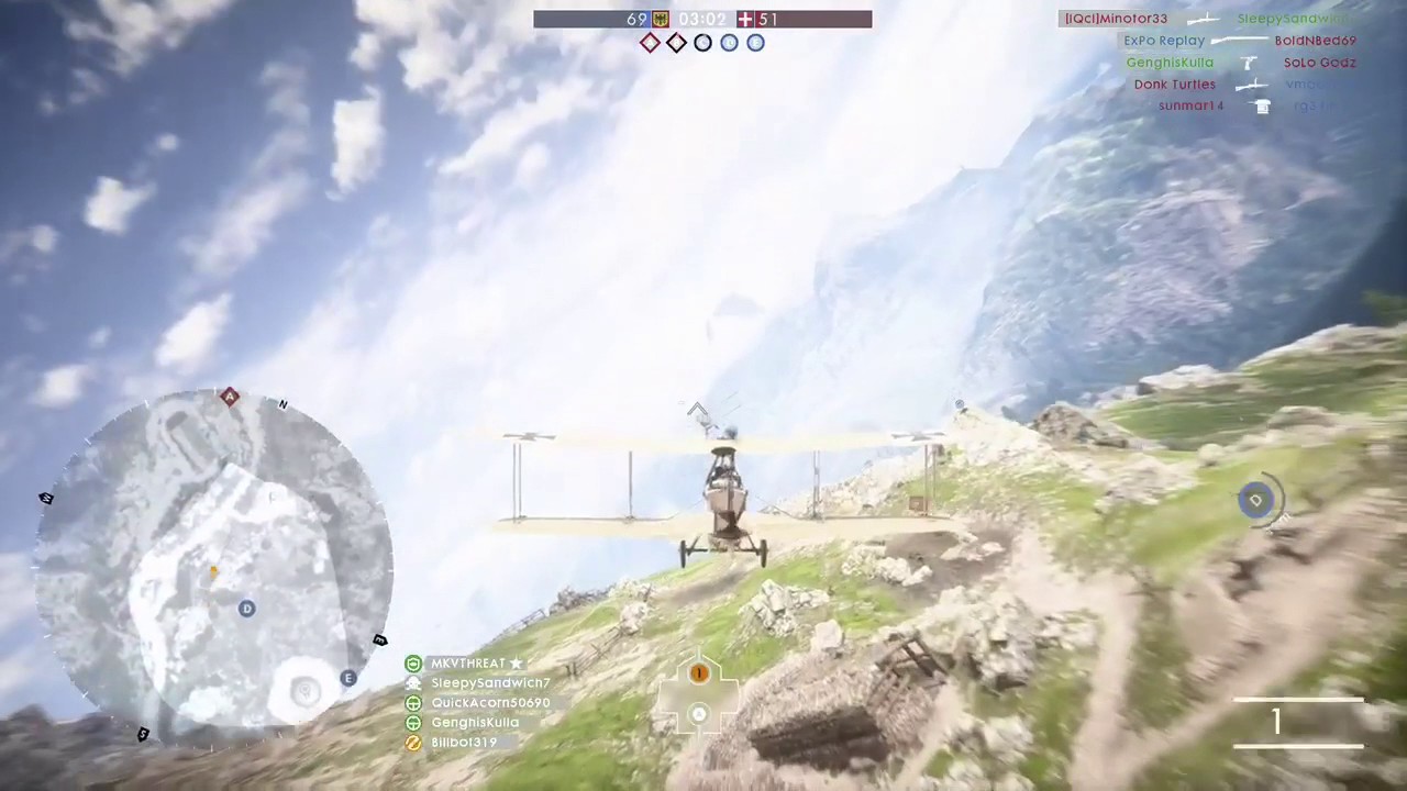 Being melted by AA in BF1