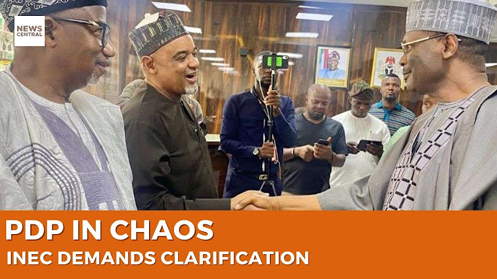 PDP In Turmoil: INEC Demands Answers Over National Secretary Crisis