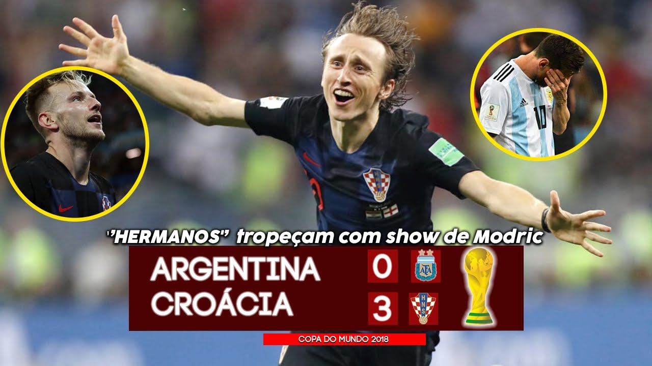 Argentina 0 x 3 Croácia - Melhores Momentos (HD 1080p) Copa do Mundo 2018