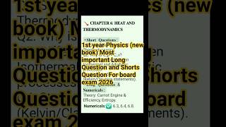 11th Class new book Physics most important Long Question and Shorts Question For board exam 2026#fyp