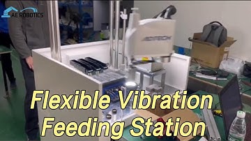 4-axis SCara robot flexible vibration feeding solution