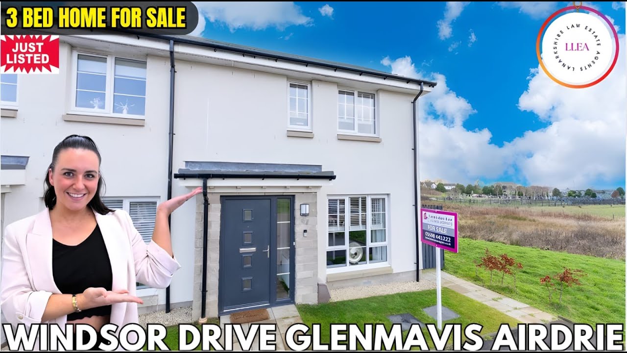 3 Bedroom End Terrace House for Sale in Glenmavis, Airdrie | Windsor Drive Property Tour