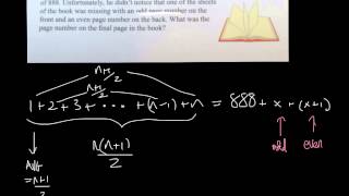 Information Triangular numbers   Summing page numbers in a book Guide