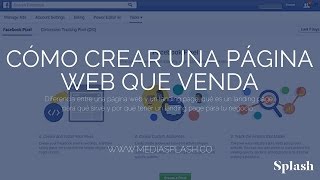 Cómo crear una pagina web o landing page que venda - Webinar