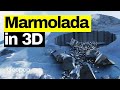 La ricostruzione video del crollo sul ghiacciaio della Marmolada in 3D