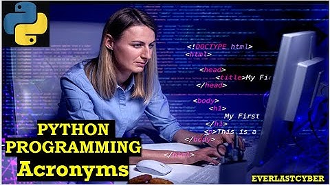Python Programming | A - Z Acronyms